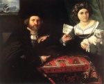 Lorenzo Lotto - Peintures - Mari et femme