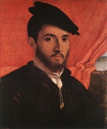 Lorenzo Lotto - Bilder Gemälde - Portrait of a Young Man