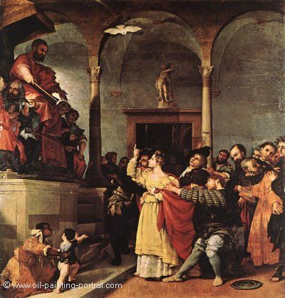 St. Lucy before the Judge