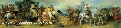 The Anniversary Parade (Hunting Party with Treasure Wagon)