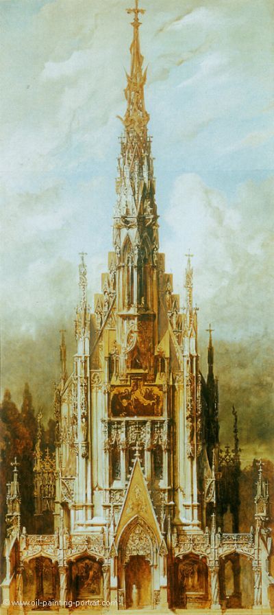 Gothic cemetary (St. Michaels front tower)