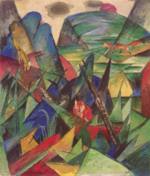 Franz Marc - paintings - Fuechse