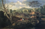 Nicolas Poussin - paintings - Ideal Landscape