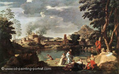 Landscape with Orpheus and Euridice