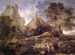 Nicolas Poussin - Peintures - Paysage avec Polyphème