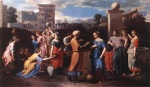 Nicolas Poussin - Bilder Gemälde - Rebecca at the Well
