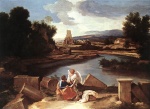 Nicolas Poussin - paintings - Saint Matthew and the Angel