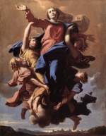 Nicolas Poussin - Bilder Gemälde - The Assumption of the Virgin
