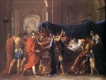 Nicolas Poussin - Bilder Gemälde - The Death of Germanicus