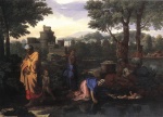 Nicolas Poussin  - Peintures - L'Exposition de Moïse