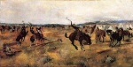 Charles Marion Russell - paintings - Breaking Camp