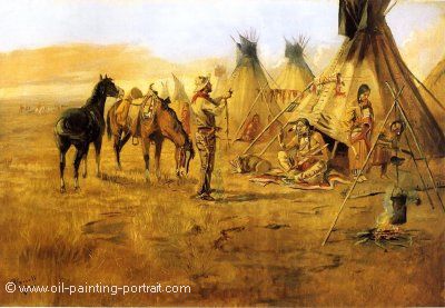 Cowboy Bargaining for an Indian Girl