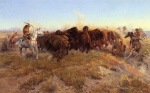 Charles Marion Russell  - paintings - The Surround