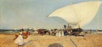 Joaquin Sorolla y Bastida - paintings - Arrival of the Boats