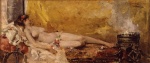 Joaquin Sorolla y Bastida - paintings - Bacante en reposo