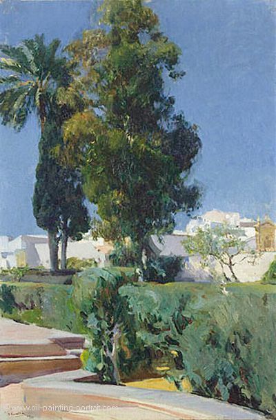 Corner of the Garden Alcazar Sevilla