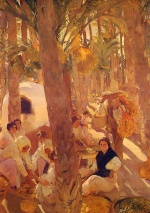 Joaquin Sorolla y Bastida - paintings - El Palmeral