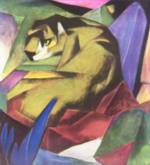 Franz Marc - paintings - Tiger