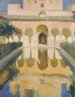 Joaquin Sorolla y Bastida - paintings - Hall of the Ambassadors Alhambra Granada