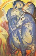 Franz Marc - paintings - Turm der blauen Pferde