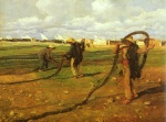 Joaquin Sorolla y Bastida  - paintings - Pescadores Recgiendo Las Redes