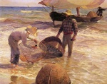 Joaquin Sorolla y Bastida  - paintings - Pescadores Valencianos