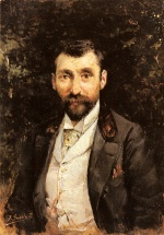 Joaquin Sorolla y Bastida  - Peintures - Portrait d'un gentilhomme