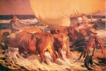 Joaquin Sorolla y Bastida  - paintings - Sol de la Tarde