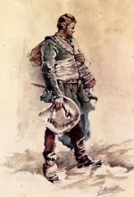 Joaquin Sorolla y Bastida  - paintings - The Musketeer