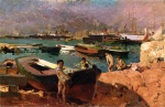 Joaquin Sorolla y Bastida  - Peintures - port de Valence