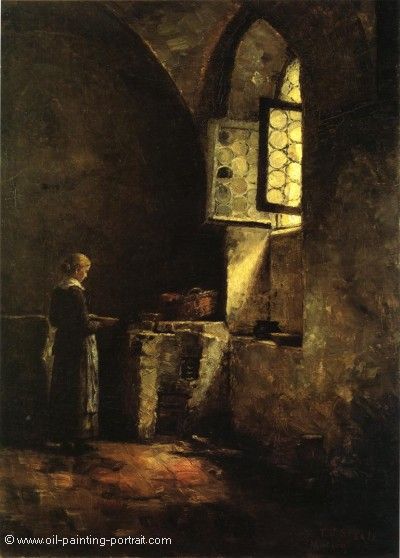 A Corner in the Old Kitchen of the Mittenheim Cloister