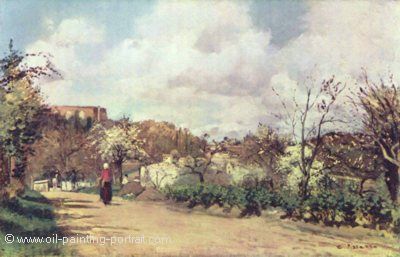 Blick auf Louveciennes