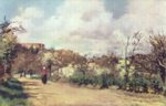 Camille  Pissarro - paintings - Blick auf Louveciennes