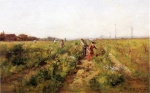 Theodore Clement Steele - Peintures - Dans le champ de groseilles
