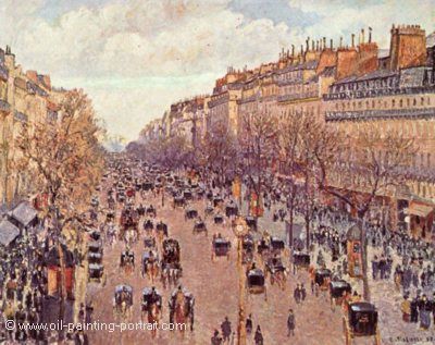 Boulevard Montmartre on a Sunny Afternoon