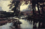 Theodore Clement Steele - Peintures - Ruisseau tranquille 