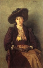 Theodore Clement Steele - Peintures - Portrait de Daisy