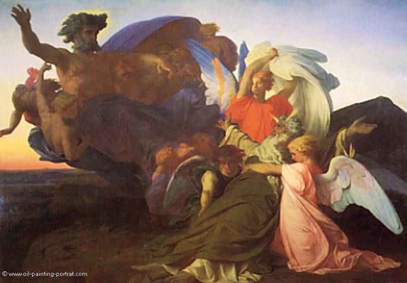 Der Tod Moses - Bilder, Gemälde und Ölgemälde-Replikation