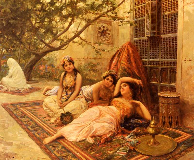 Girls Of The Harem Bilder Gemälde Und Ölgemälde Replikation