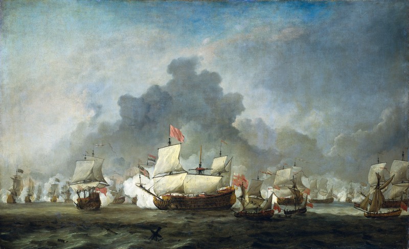 Seeschlacht von Solebay Bilder, Gemälde und ÖlgemäldeReplikation