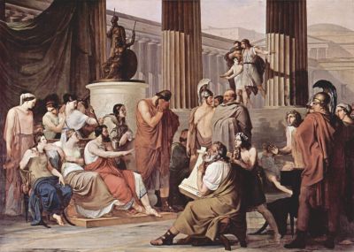 Odysseus am Hofe des Alkinoos