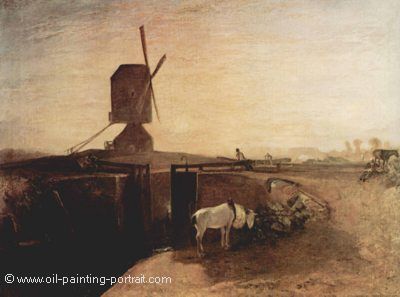 Der grosse Verbindungskanal bei Southall Mill