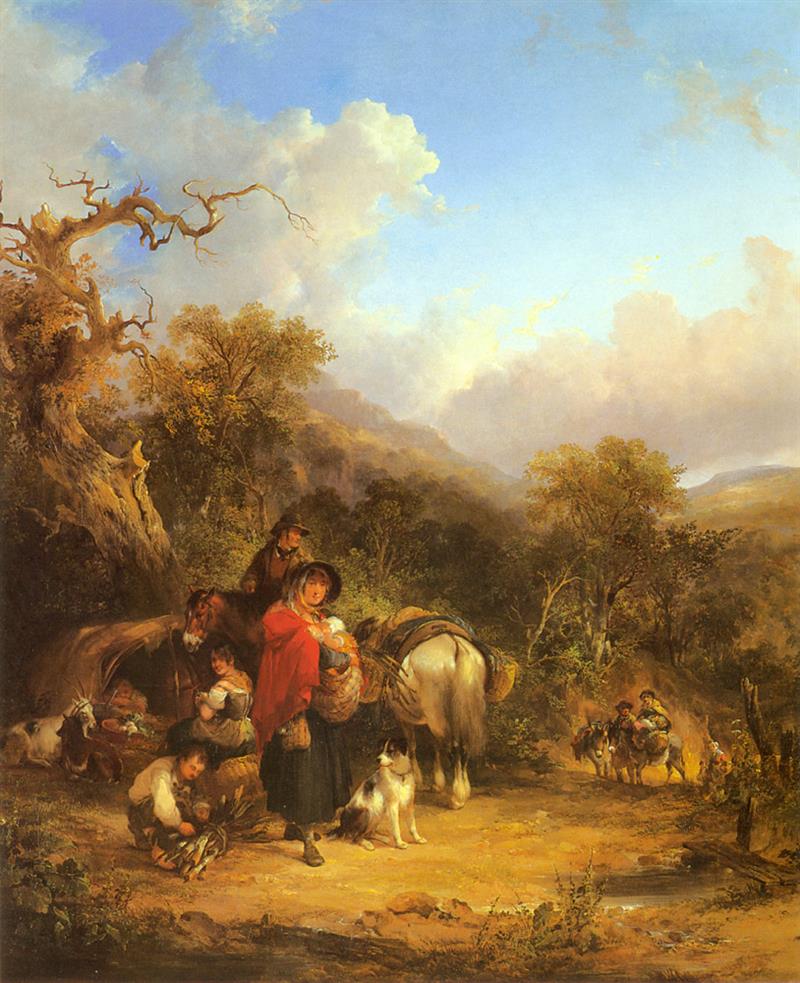 A Rest by the Roadside