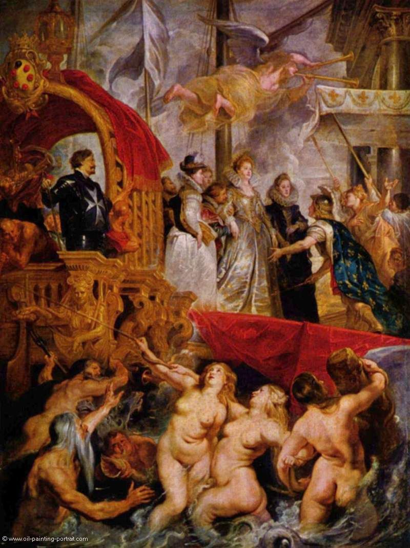 Ankunft der Maria de Medici in Marseille