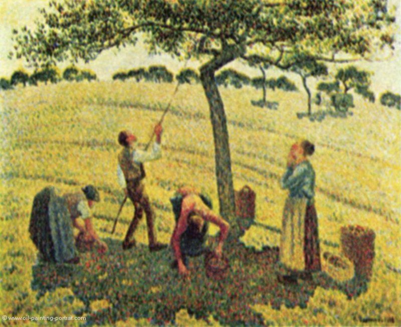 Apfelernte in Eragny