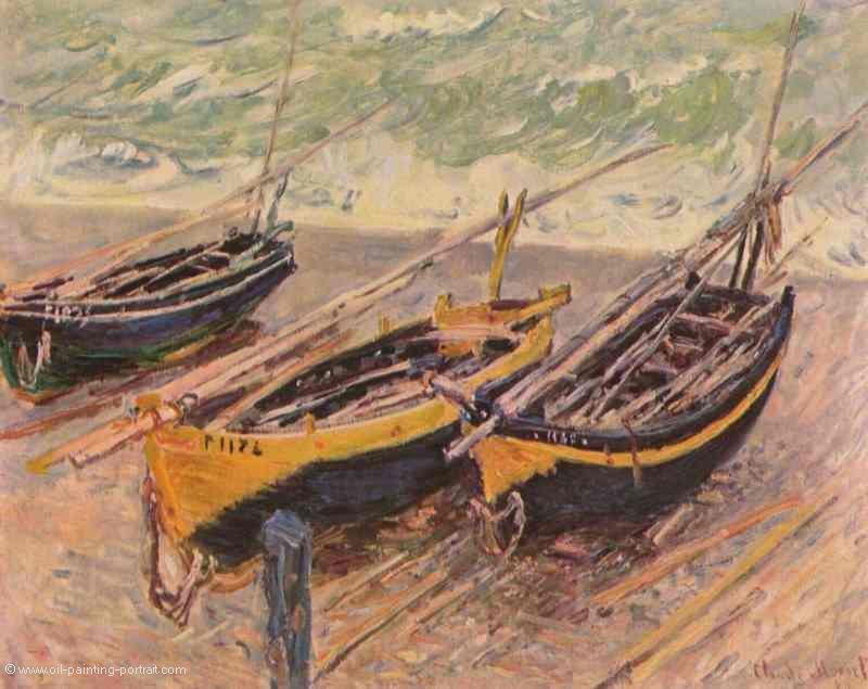 Barken von Etretat