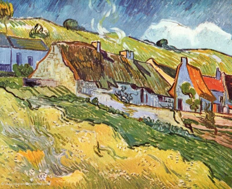 Bauernhuetten in Auvers