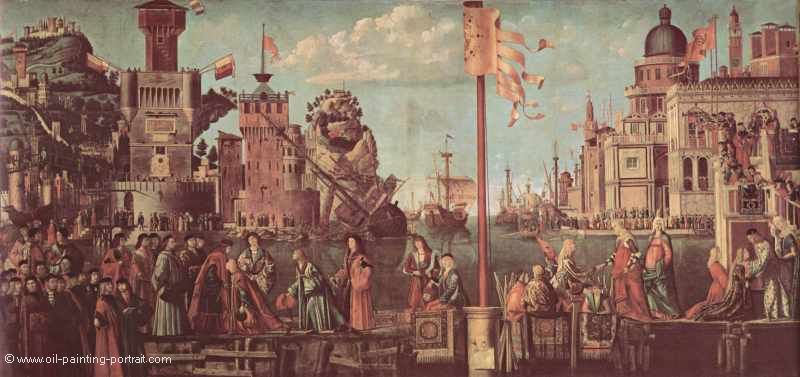 Begegnung der Verlobten und Beginn der Pilgerfahrt