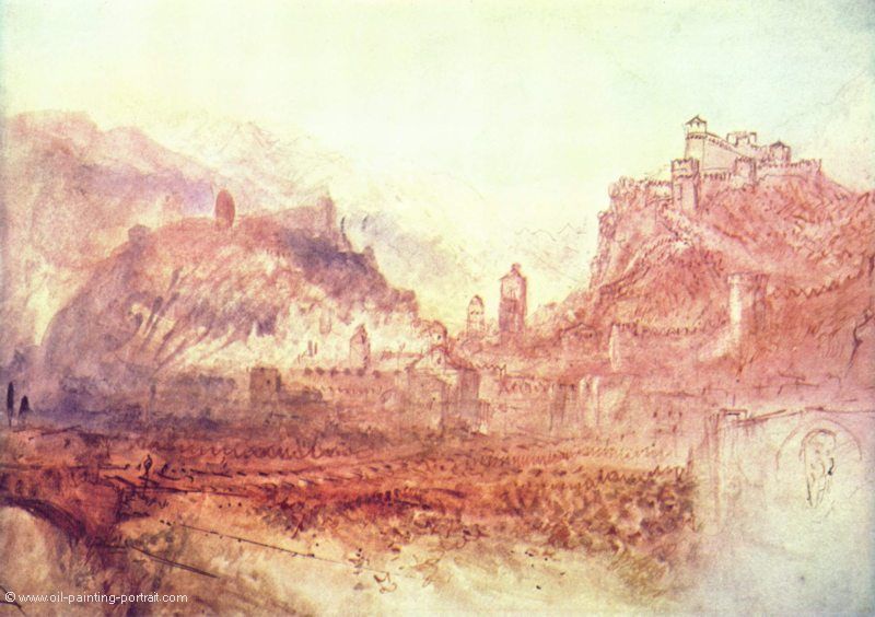 Bellinzona von Sueden