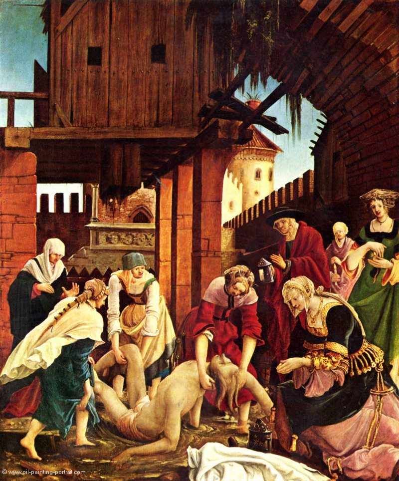 Bergung der Leiche des Heiligen Sebastian
